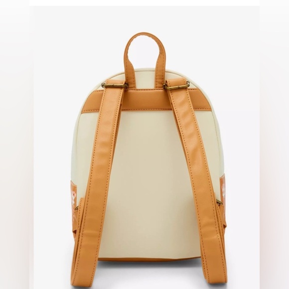 LOUNGEFLY DISNEY THE LION KING SIMBA & NALA FLORAL MINI BACKPACK - Picture 4 of 5